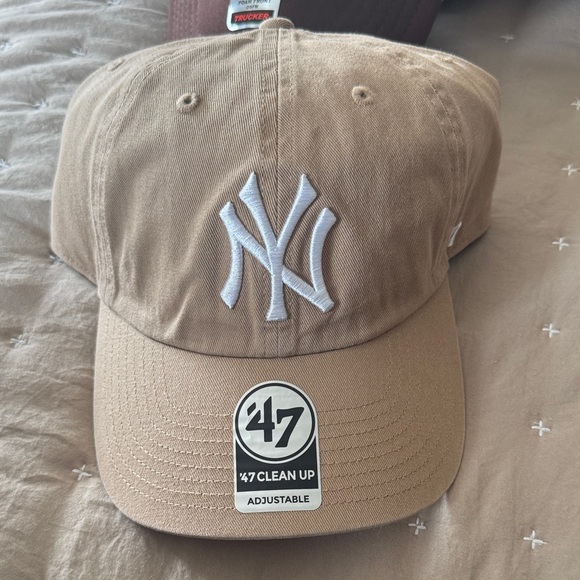 47 Accessories - 47 Brand Tan Cap with White Logo